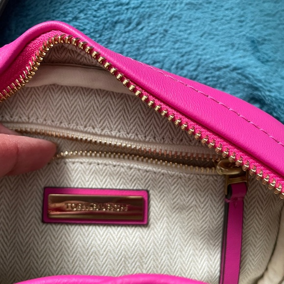 Tory Burch Pink Chevron Quilted Crossbody - Picture 6 of 12